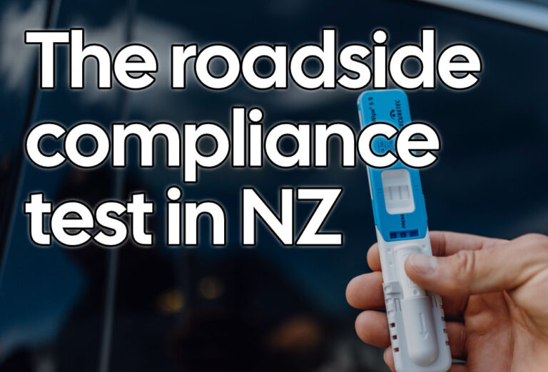 Roadside drug test